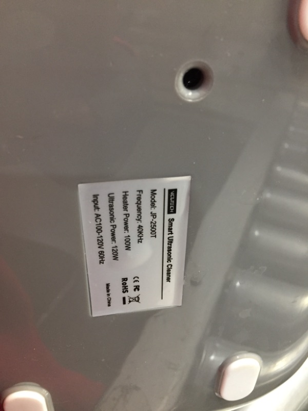 Photo 4 of 2021 Ultrasonic Cleaner with Degas, Product Dimensions ? : ? 11.8 x 9.06 x 7.09 inches