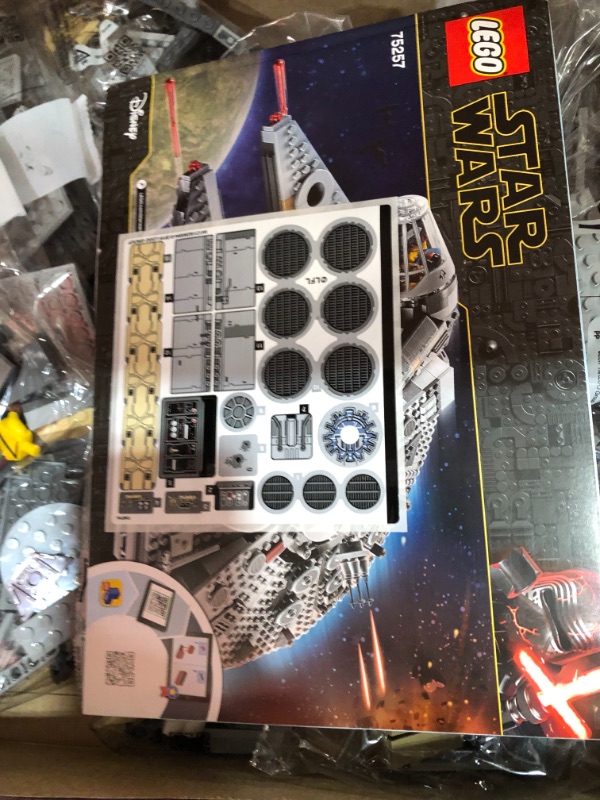 Photo 2 of LEGO Star Wars: The Rise of Skywalker Millennium Falcon 75257 Starship Model Building Kit and Minifigures (1,351 Pieces)