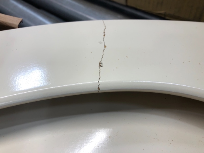 Photo 1 of Bemis 1500EC 006 Wood Elongated Toilet Seat in Bone