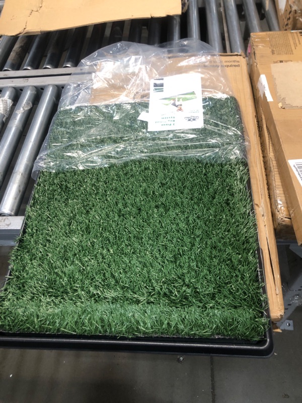 Photo 2 of Artificial Grass Puppy Pad Collection - for Dogs and Small Pets – Portable Training Pad with Tray – Dog Housebreaking Supplies by PETMAKER 20 X 25