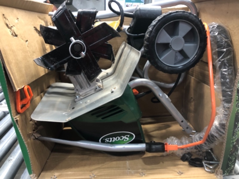 Photo 2 of ***PARTS ONLY*** Scotts Outdoor Power Tools TC70105S 10.5-Amp 11-Inch Corded Tiller/Cultivator, Green