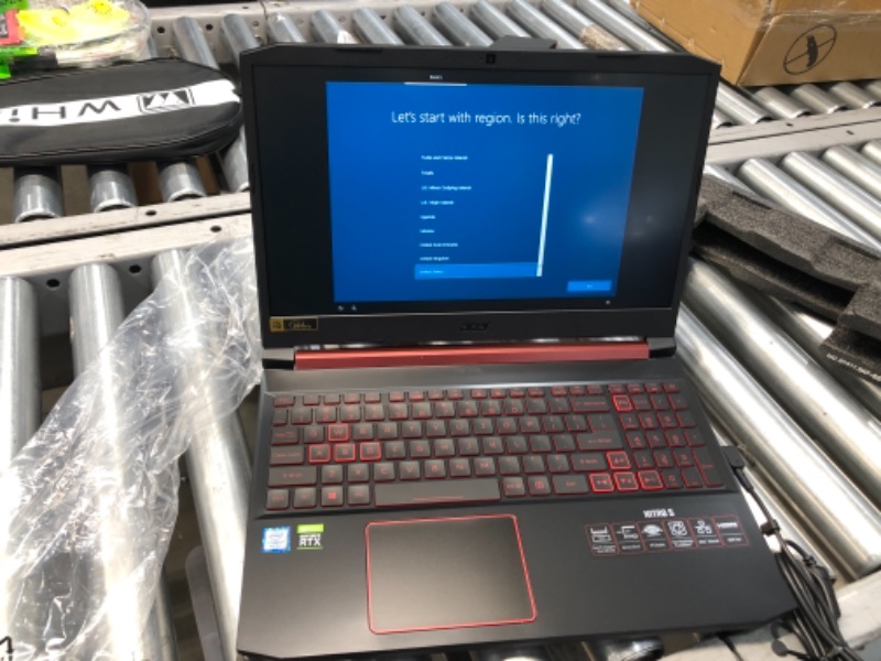 Photo 9 of Acer Nitro 5 Gaming Laptop, 9th Gen Intel Core i7-9750H, NVIDIA GeForce RTX 2060, 15.6" Full HD IPS 144Hz Display, 16GB DDR4, 256GB NVMe SSD, Wi-Fi 6, Waves MaxxAudio, Backlit Keyboard, AN515-54-728C
