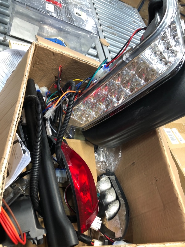 Photo 2 of 10L0L Golf Cart Deluxe LED Head/Tail Light Kits for Club Car Precedent G&E with Universal Deluxe Light Upgrade Kit Must BE Worked ON 12V
