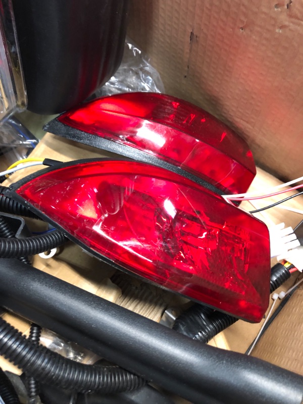 Photo 3 of 10L0L Golf Cart Deluxe LED Head/Tail Light Kits for Club Car Precedent G&E with Universal Deluxe Light Upgrade Kit Must BE Worked ON 12V
