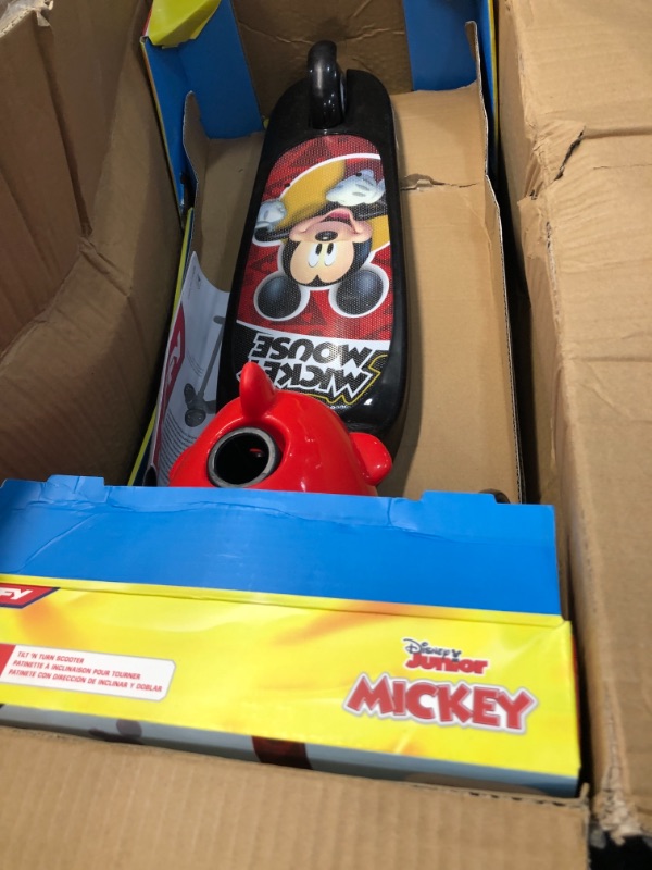 Photo 2 of Disney Mickey 3-Wheel Toddler Scooter for Kids by Huffy
