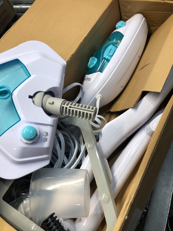 Photo 3 of Aiper Smart Steam Mop 14 in 1 ,With Multifunctional Removable Handheld Steamer,Floor Steamer for Hardwood and Tile,Lightweight Steam Mops for Laminate Floor,Wood Floor Mop Steam , 2pcs Mop Pads
