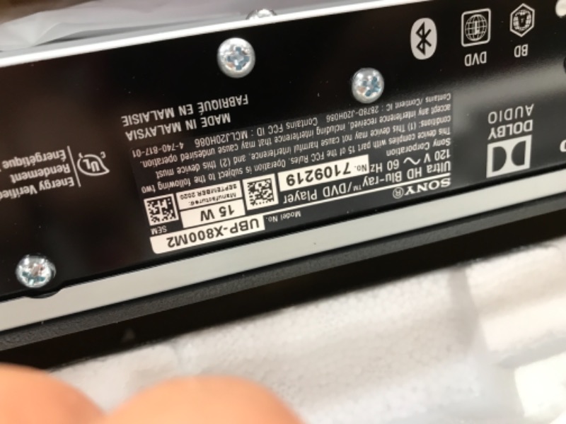 Photo 1 of UBP-X800M2 - Streaming 4K Ultra HD Hi-Res Audio Wi-Fi Built-In Blu-Ray Player