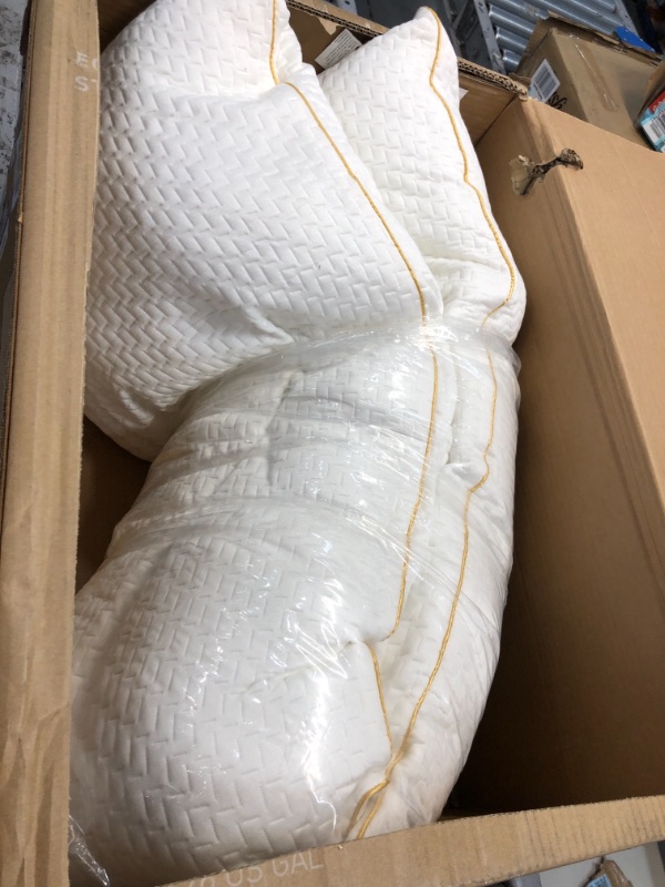 Photo 1 of 2 white king size pillows