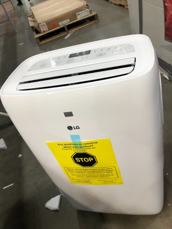 Photo 2 of LG 6,000 BTU (DOE) / 8,000 BTU (ASHRAE) Portable Air Conditioner, Cools 250 Sq.Ft. (10' x 25' room size), Quiet Operation, LCD Remote, Window Installation Kit Included, 115V
