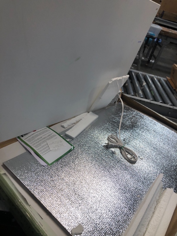 Photo 1 of EconoHome Wall Mount Space Heater Panel - with Thermostat - 600 Watt Convection Heater - Ideal for 200 Sq Ft Room - 120V Electric Heater - Save Up to 50% of Heating Cost - with Overheat Protection