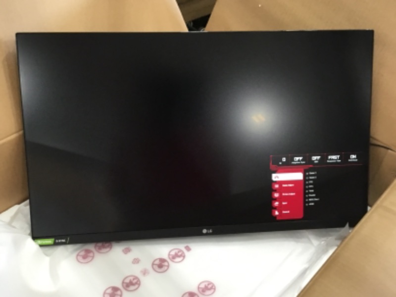 Photo 2 of LG 27GL83A-B 27 Inch Ultragear QHD IPS 1ms NVIDIA G-SYNC Compatible Gaming Monitor, Black TESTED AND FUNCTIONS