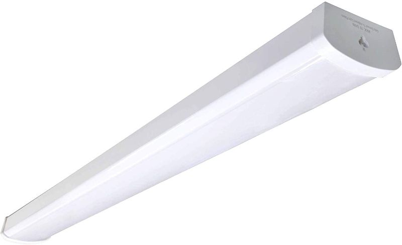 Photo 1 of 48W Linkable LED Wraparound Flushmount Light 4ft,led Shop Light,4800Lumens 5000K, LED Wrap Light,LED Linear Indoor Lights,LED Puff Light,LED Ceiling Light,50K1pk