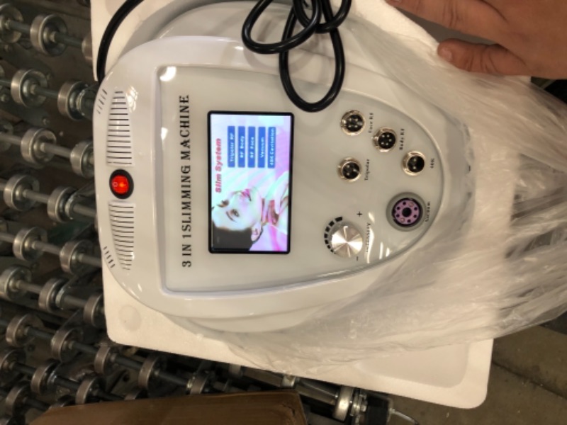 Photo 2 of 3in1 40K Ultrasonic Cavitation Vacuum liposuction Body Face RF Tightening Skin Lifting Red Photon Weight Loss 