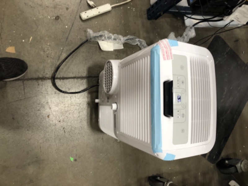 Photo 3 of COMPRESSOR NOT COMING ON 
De'Longhi 11000 BTU Portable Air Conditioner, Dehumidifier & Fan + Quiet Mode & Includes Window Kit + Remote Control, 400 sq ft, Medium Room, Pinguino 6000 (DOE), White