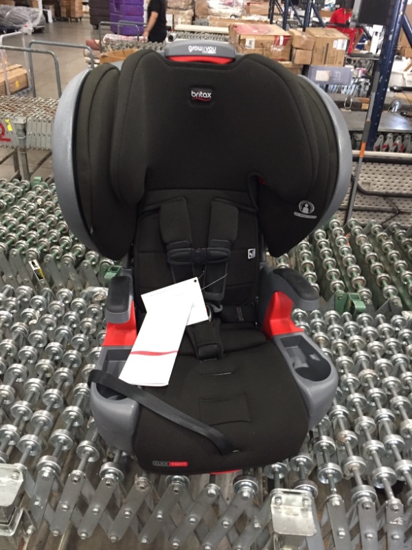 Photo 2 of Britax Grow with You ClickTight Plus Harness-2-Booster Car Seat, Jet Safewash Fabric