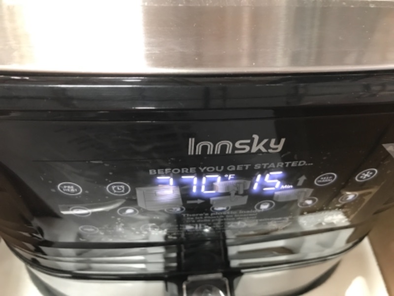 Photo 1 of Innsky Air Fryer XL 5.8 QT, ?2021 Upgraded? 11 in 1 Oilless Air Fryers Oven, Easy One Touch Screen with Preheat & Delay Start, ETL Listed, Airfryer 1700W for Air Fry, Roast, Bake, Grill, Recipe Book
