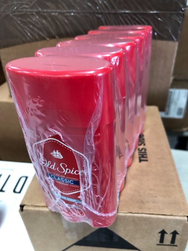 Photo 2 of Old Spice Classic Deodorant, Original Round Stick Formula, Original Scent, 2.25 Oz (Pack of 6)
