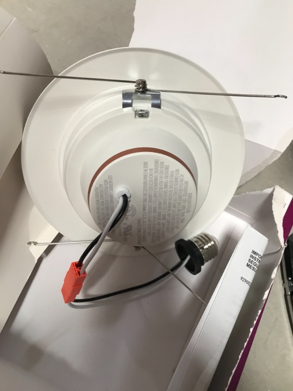 Photo 1 of 5/6 in. 65-Watt Equivalent Tunable White Dimmable Smart Wi-Fi Wiz Connected Recessed Downlight LED Kit (2-Pack)