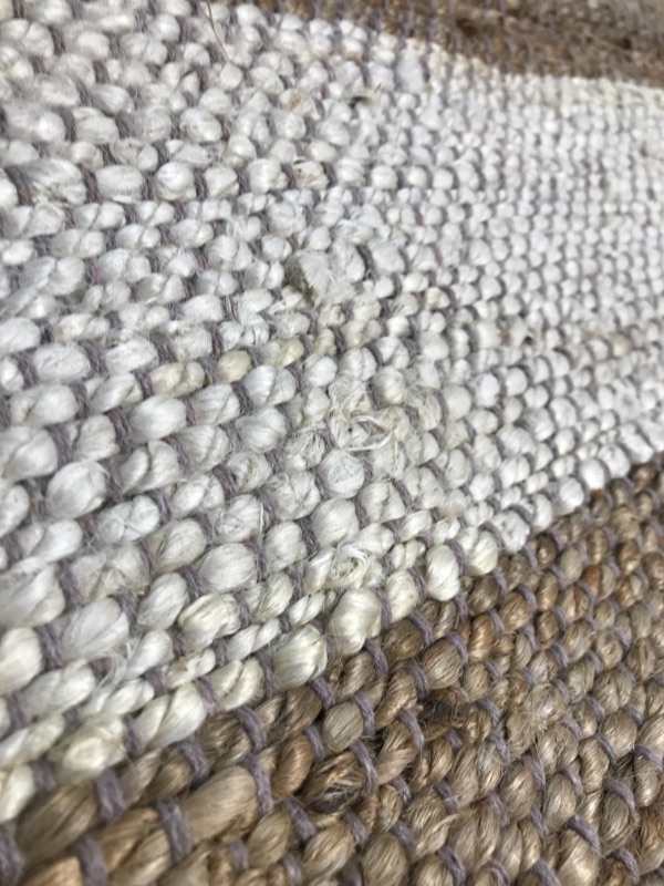 Photo 1 of 2'7 X 8 Capri Natural Stripe Rug