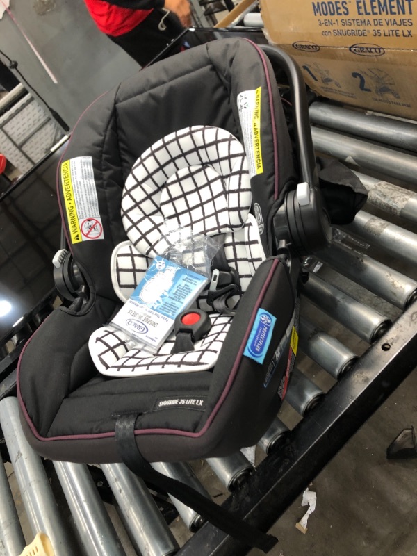 Photo 2 of Graco Modes Element Travel System, Includes Baby Stroller with Reversible Seat, Extra Storage, Child Tray and SnugRide 35 Lite LX Infant Car Seat, Ainsley
