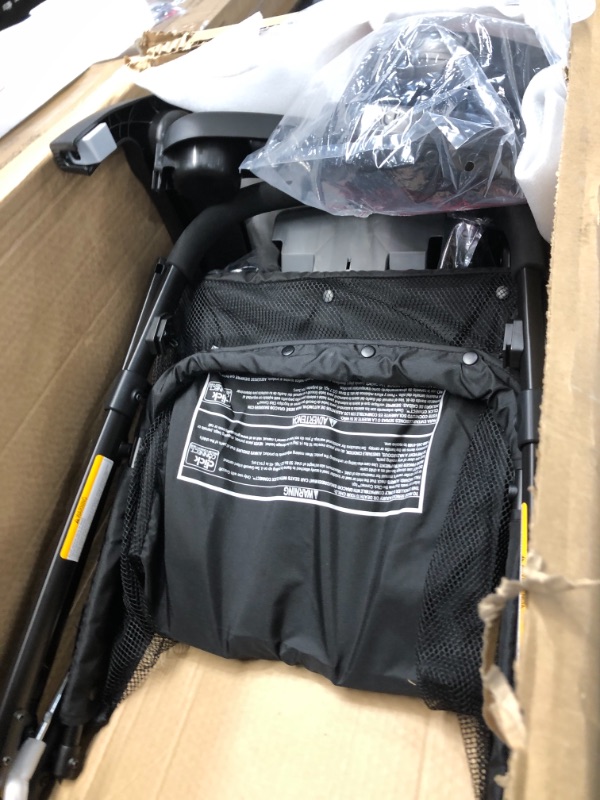 Photo 4 of Graco Modes Element Travel System, Includes Baby Stroller with Reversible Seat, Extra Storage, Child Tray and SnugRide 35 Lite LX Infant Car Seat, Ainsley
