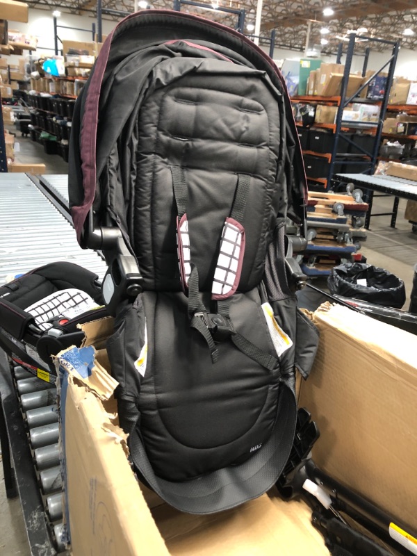 Photo 3 of Graco Modes Element Travel System, Includes Baby Stroller with Reversible Seat, Extra Storage, Child Tray and SnugRide 35 Lite LX Infant Car Seat, Ainsley
