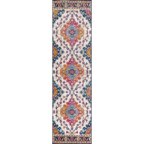 Photo 1 of Jonathan Y Lighting Bmf106-28 Bohemian Flair 2-1/4' X 8' Polypropylene Vintage Traditional