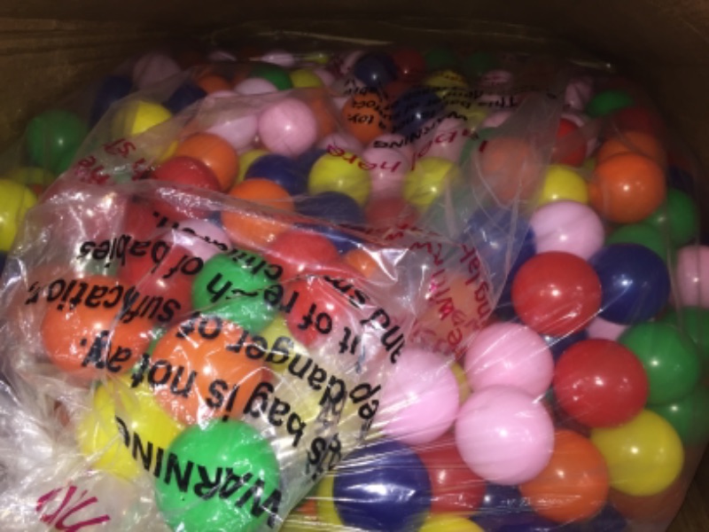 Photo 2 of Click N' Play Phthalate Free & BPA Free, Crush Proof Ball Pit Balls, Bulk 1000 pack