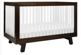 Photo 1 of Babyletto Hudson 3-in-1 Convertible Crib, Espresso/White