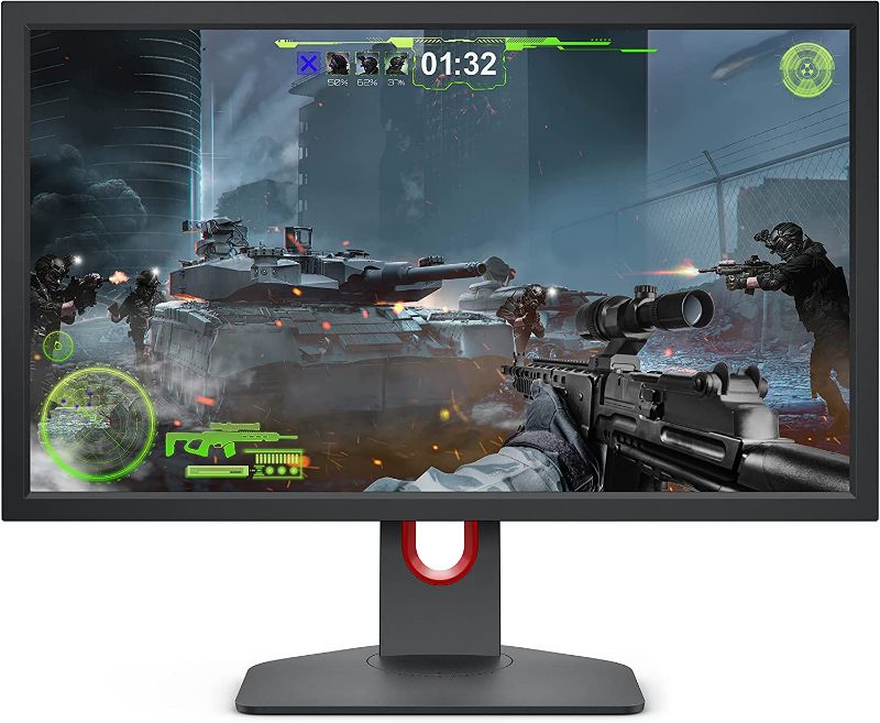 Photo 1 of BenQ Zowie XL2411K 24 Inch 144Hz Gaming Monitor | 1080P | Smaller Base | Ergonomic Stand | XL Setting to Share | Customizable Quick Menu | DyAc | 120Hz Compatible for PS5 and Xbox series X
