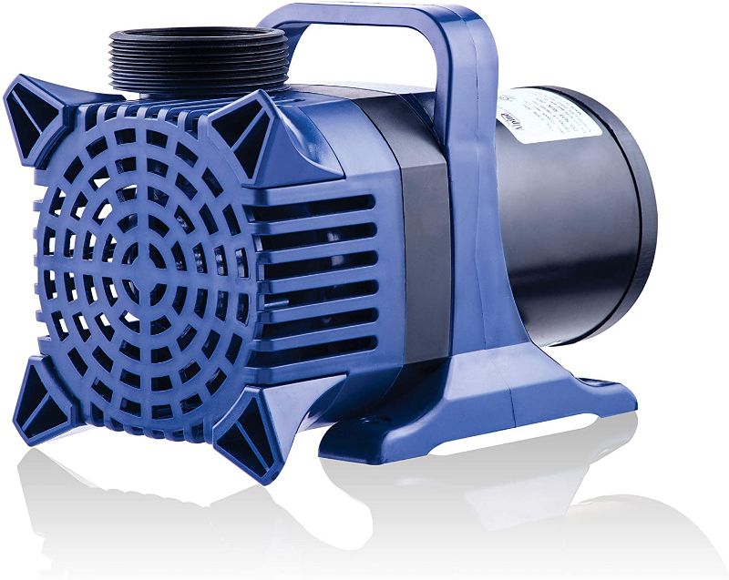 Photo 1 of Alpine Corporation Alpine PAL5200 Cyclone Pond Pump-5200 Fountains, Waterfalls, and Water Circulation Pump, 5200 GPH, Black and Blue
