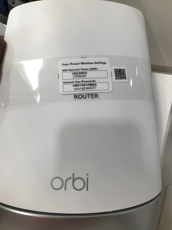 Photo 3 of NETGEAR Orbi 8-Stream Tri-Band AX4200 Whole Home Mesh Wi-Fi 6 System (RBK752-100CNS) - 2 Pack