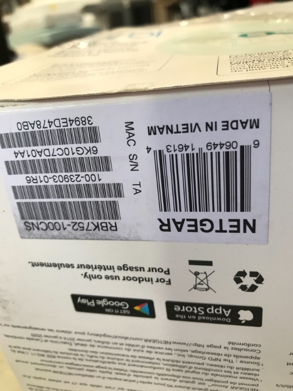 Photo 6 of NETGEAR Orbi 8-Stream Tri-Band AX4200 Whole Home Mesh Wi-Fi 6 System (RBK752-100CNS) - 2 Pack