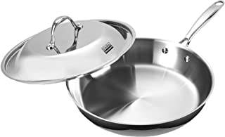 Photo 1 of Cooks Standard Multi-Ply Clad Stainless Steel frying pan, 12" with high dome lid, Silver