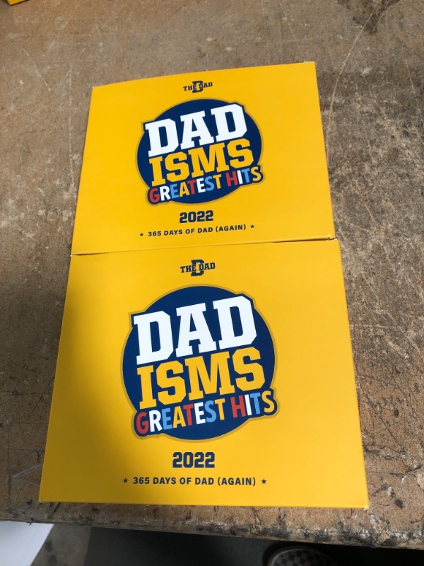 Photo 2 of ** SETS OF 2 **
Dad-ISMS 2022 Day-to-Day Calendar | Daily Dad Joke 2022 Desk Calendar | Best Funny Gift Idea to Celebrate Dad
