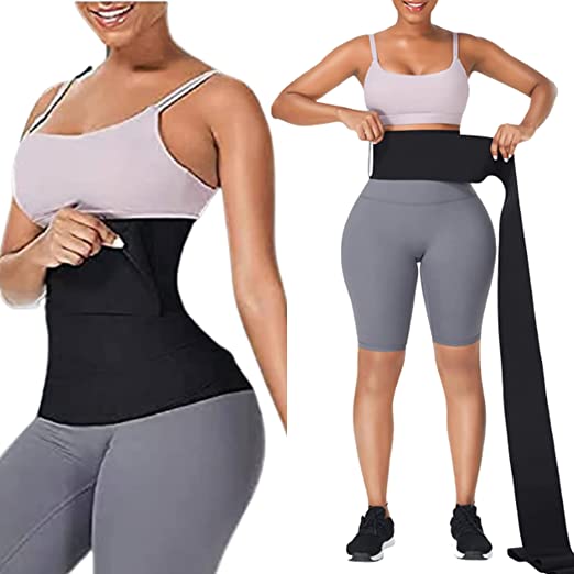Photo 1 of ** SETS OF 2 **
Snatch Me Up Wrap Bandage | Adjust your Snatch Waist Trimmer Tummy Sweat Wraps Belt for Women| Belly Body Shaper Compression Wrap | Gym Accessories Black
SIZE: 5M