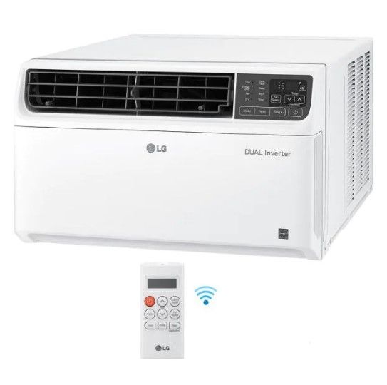 Photo 1 of LG Electronics
14,000 BTU 115-V Dual Inverter Smart Window Air Conditioner LW1517IVSM with WiFi and Remote in White
