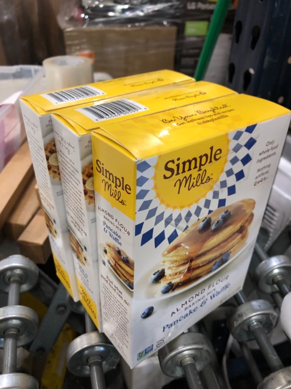 Photo 2 of 
Simple Mills Almond Flour Pancake Mix & Waffle Mix, Gluten Free, Made with whole food
PACK OF 3
BEST BY NOVEMBER 24 2021