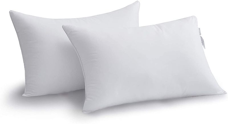 Photo 2 of Acanva Bed Pillows 2 Pack Hotel Collection Luxury Soft Inserts for Sleeping-Breathable and Comfortable for Stomach Back Sleepers, Standard 20" x 26", White, 2 Count
