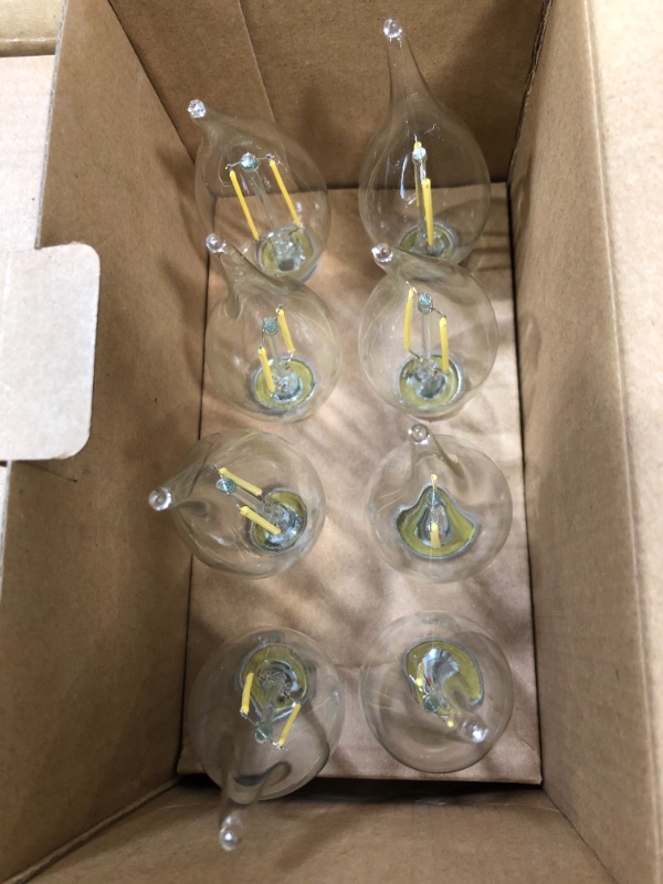 Photo 1 of 40-Watt Equivalent BA11 Non-Dimmable Clear Glass Filament Vintage Edison LED Light Bulb Daylight (8-Pack)
5 PACK
