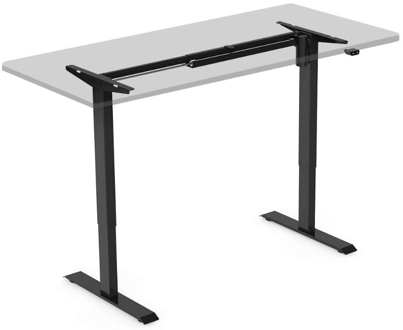 Photo 1 of Flexispot EC1B Height Adjustable Desk Frame DIY Electric Sit Stand Desk Base Home Office Stand up Desk Legs(Black Frame Only)