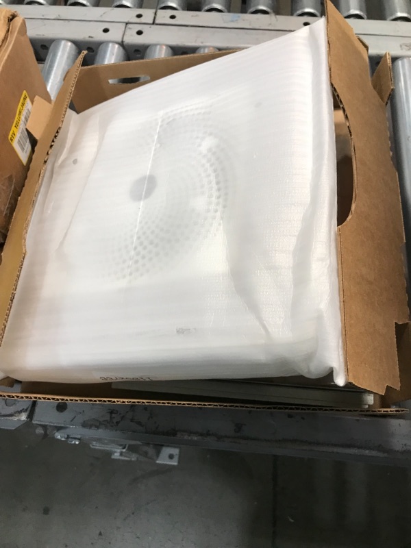 Photo 1 of Broan-NuTone ChromaComfort 110 CFM Ceiling Bathroom Exhaust Fan with Sensonic Stereo Bluetooth Speaker, White