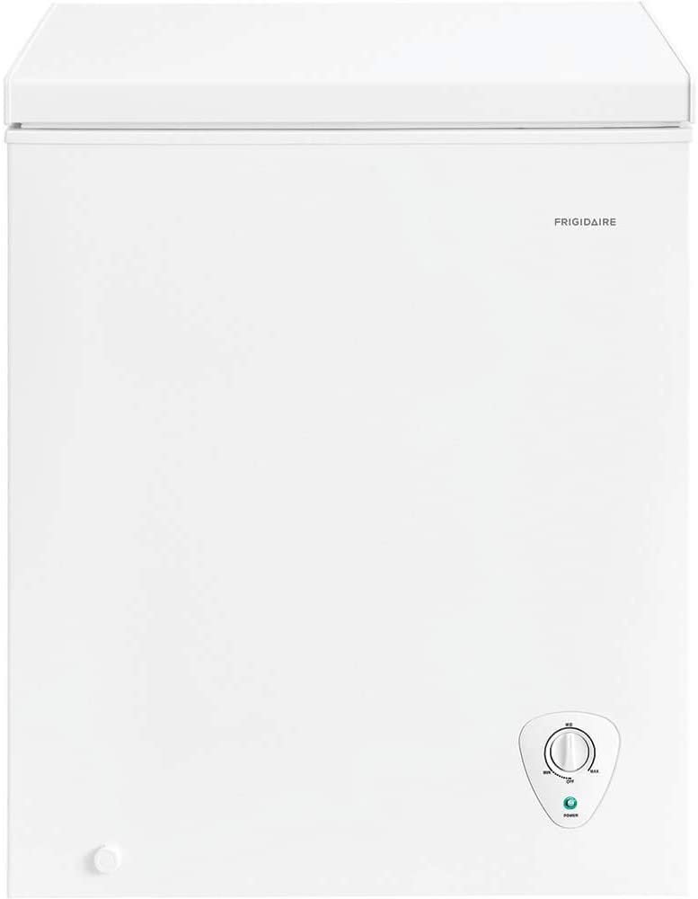 Photo 1 of Frigidaire 5.0 Cu. Ft. White Chest Freezer

//powers on//small dent on bottom corner of item