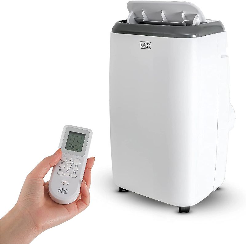 Photo 1 of BLACK+DECKER BPP06WTB Portable Air Conditioner with Remote Control, 10,000 BTU, Cools Up to 250 Square Feet, White
DOES NOT TURN ON.