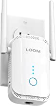 Photo 1 of loom WiFi Extender Signal Booster up to 2640sq.ft- newest generation, 2021 release Wireless Internet Repeater, Long Range Amplifier with Ethernet Port, Access Point, 1-Tap Setup, Support Alexa, 2.4Ghz
