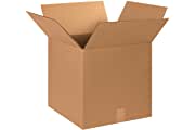 Photo 1 of 25 Aviditi 151515 Cube Corrugated Cardboard Box 15" L x 15" W x 15" 