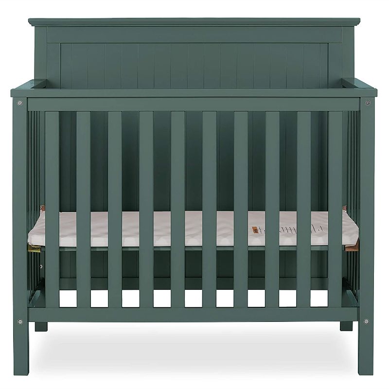 Photo 1 of Ava 4-in-1 Convertible Mini Crib - Dream on Me 635-OLIVE BROKEN PIECES.