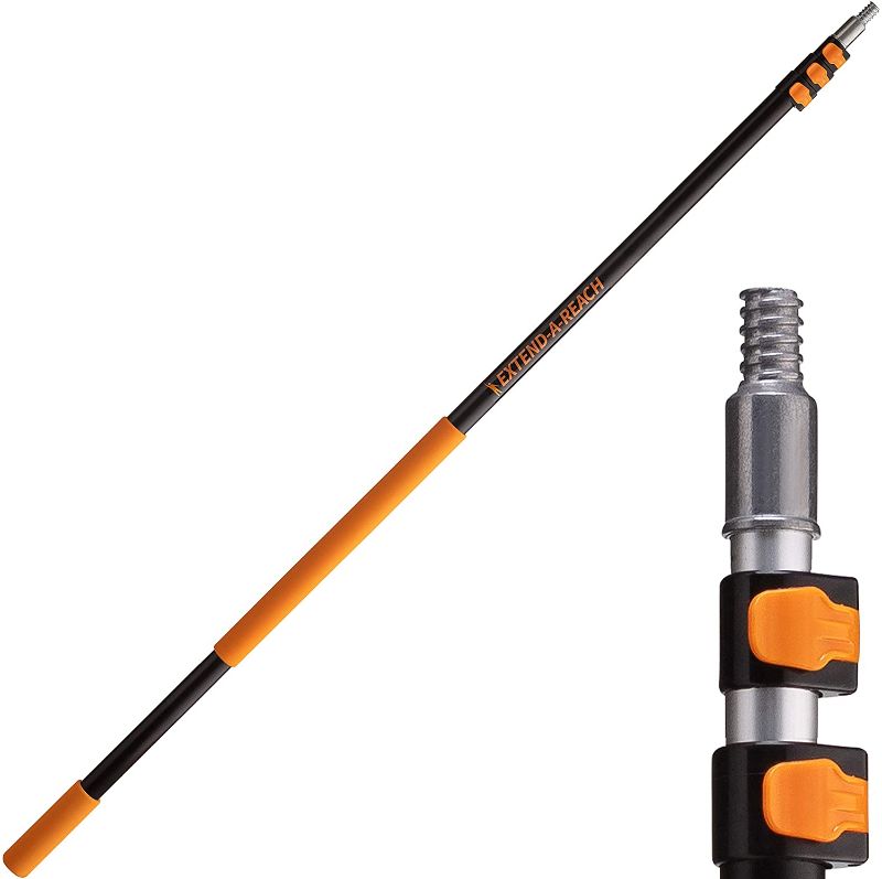 Photo 1 of 7-24 ft Long Telescopic Extension Pole // Multi-Purpose Extendable Pole with Universal Twist-on Metal Tip // Lightweight and Sturdy // Best Telescoping Pole for Painting, Dusting and Window Cleaning
BENT.