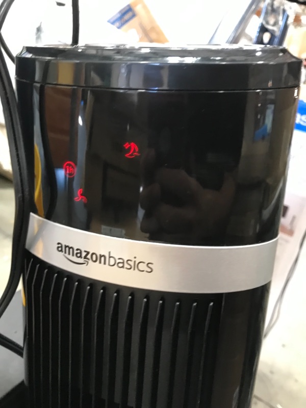 Photo 3 of Amazon Basics Oscillating 3 Speed Tower Fan with Remote
