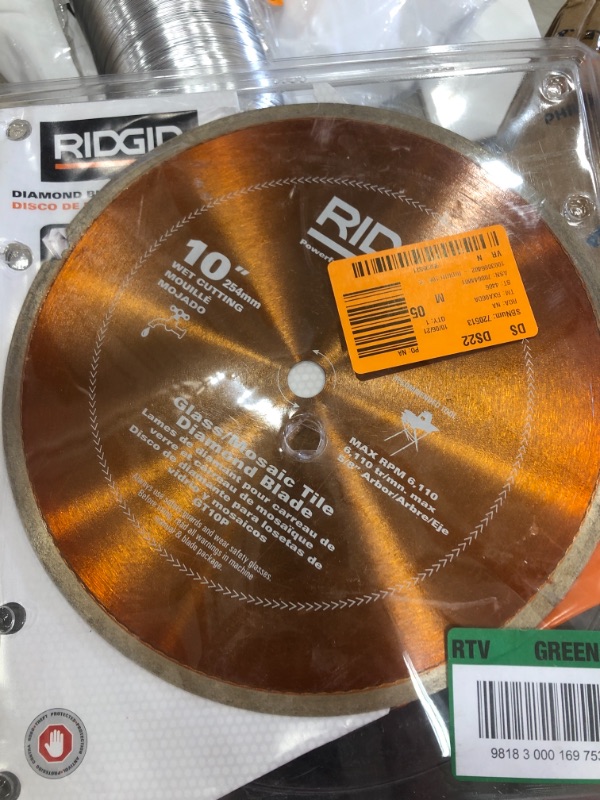 Photo 2 of 10 in. Reinforced Hub Tile Diamond Blade
